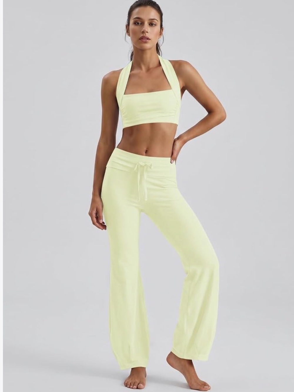 NWT XS Women’s Light Yellow Drawstring Lounge Pants
